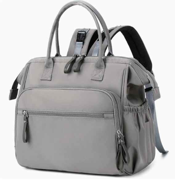 Sac à dos à langer matelassé losanges - coloris beige