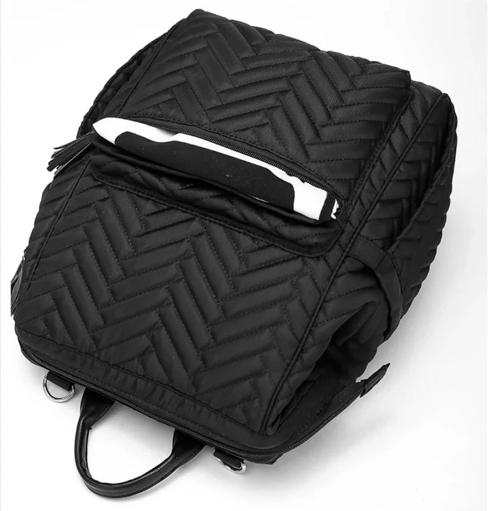 Sac à dos à langer 5 pièces — Élégant grande capacité allaitement – Maison Lunö (photo 9)