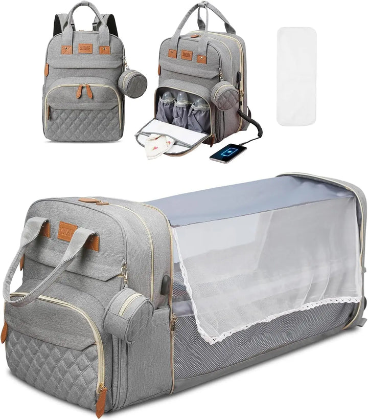 Sac à langer convertible 3 en 1 lit nomade – vue 6
