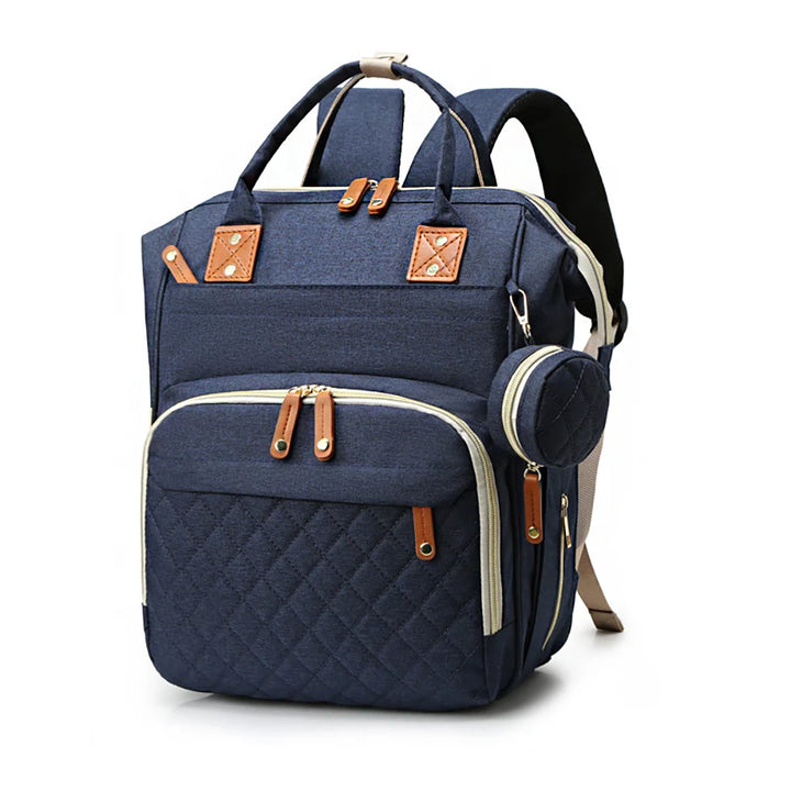 Sac à dos à langer matelassé — Etui tétine collation voyage – Maison Lunö (photo 7)