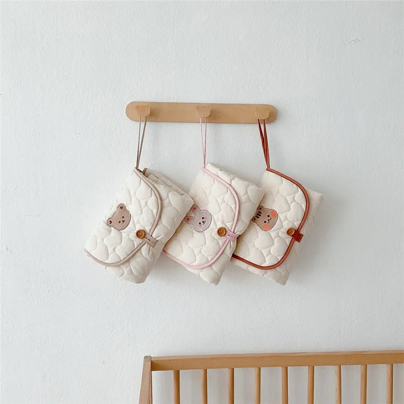 Matelas à langer 50x70 broderies animaux – vue 5