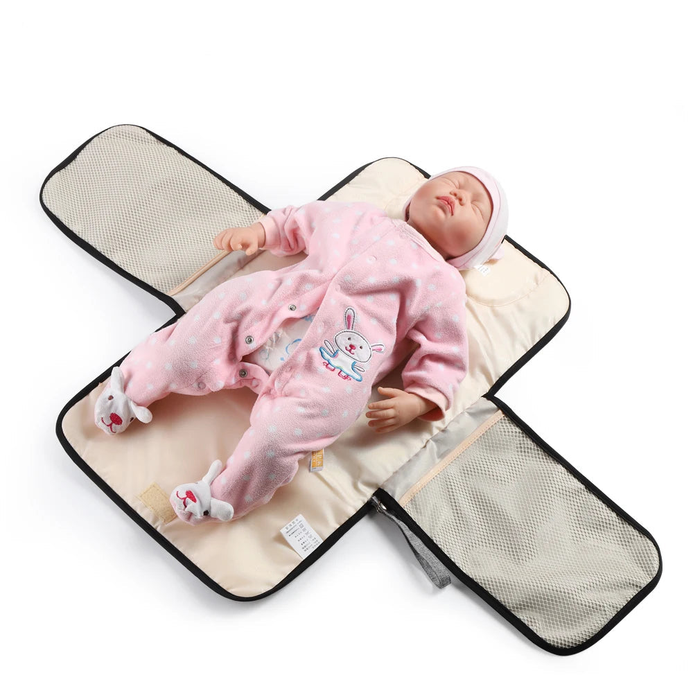 Matelas à langer nomade pliable 2-en-1 – Maison Lunö