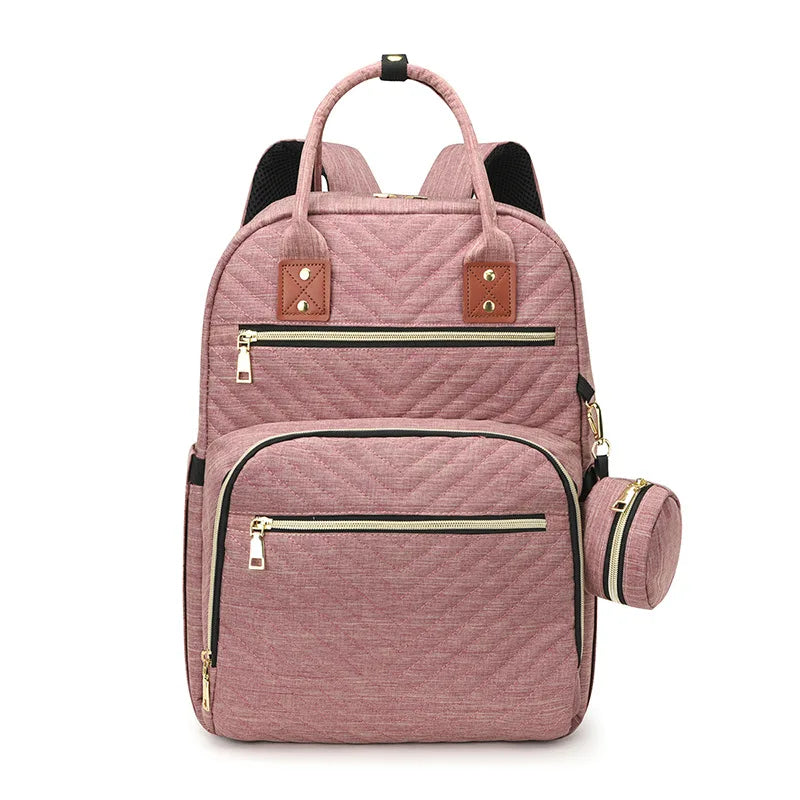 Sac à dos à langer matelassé diagonal – vue 6