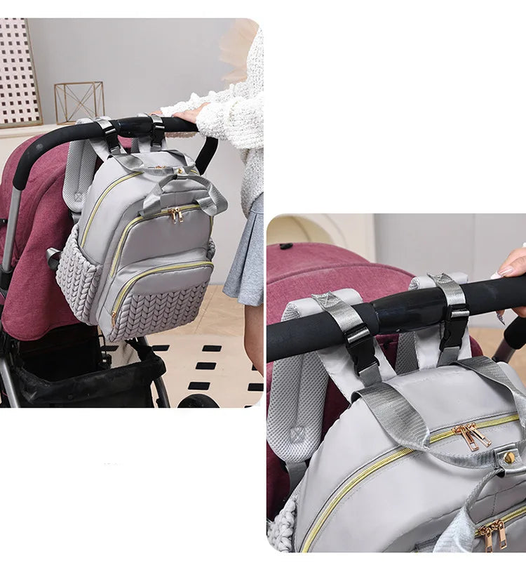 Sac à langer poussette imperméable — Grande capacité fourre-tout – Maison Lunö (photo 9)