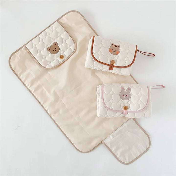 Matelas à langer 50x70 broderies animaux – vue 4