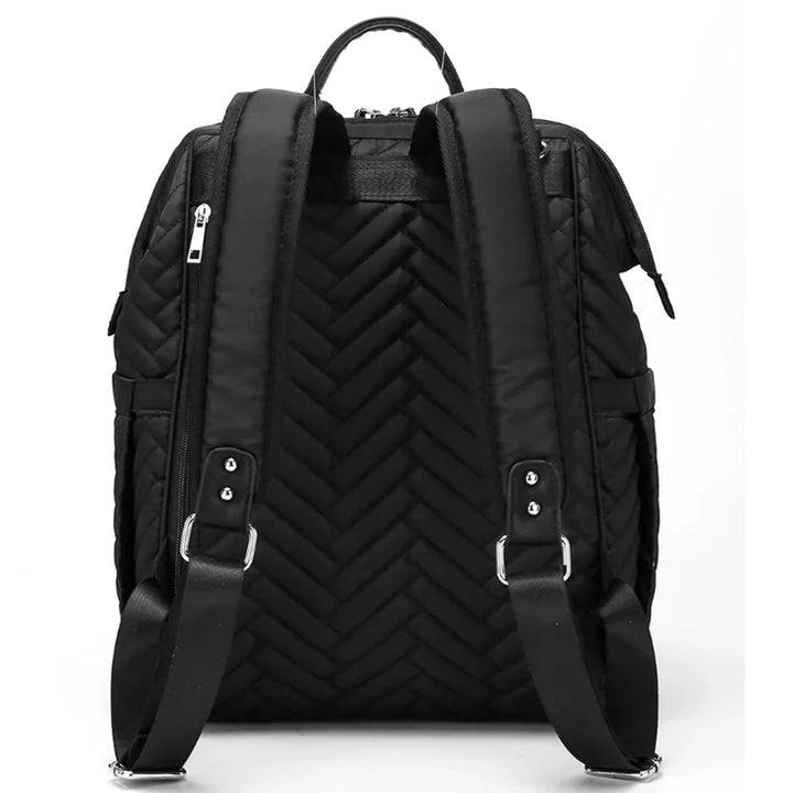 Sac à dos à langer 5 pièces — Élégant grande capacité allaitement – Maison Lunö (photo 4)