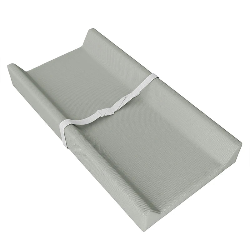 Matelas à langer 80x40 avec sangle de sécurité gris – Maison Lunö