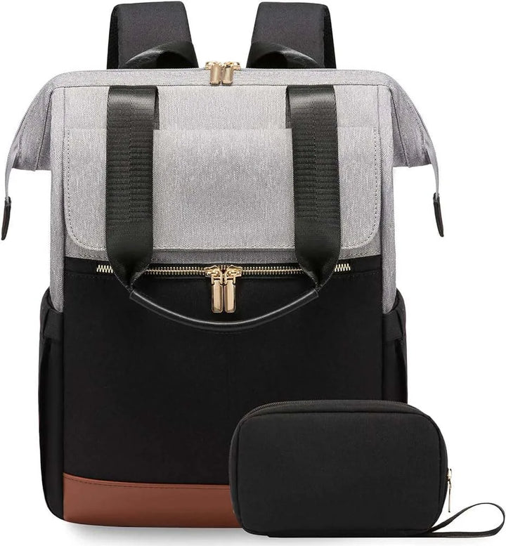 Sac à dos à langer crème — Voyage versatile ordinateur grande capacité – Maison Lunö (photo 9)