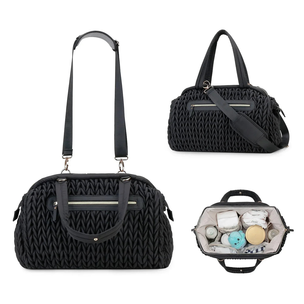 Sac à langer boston bag plissé – vue 6