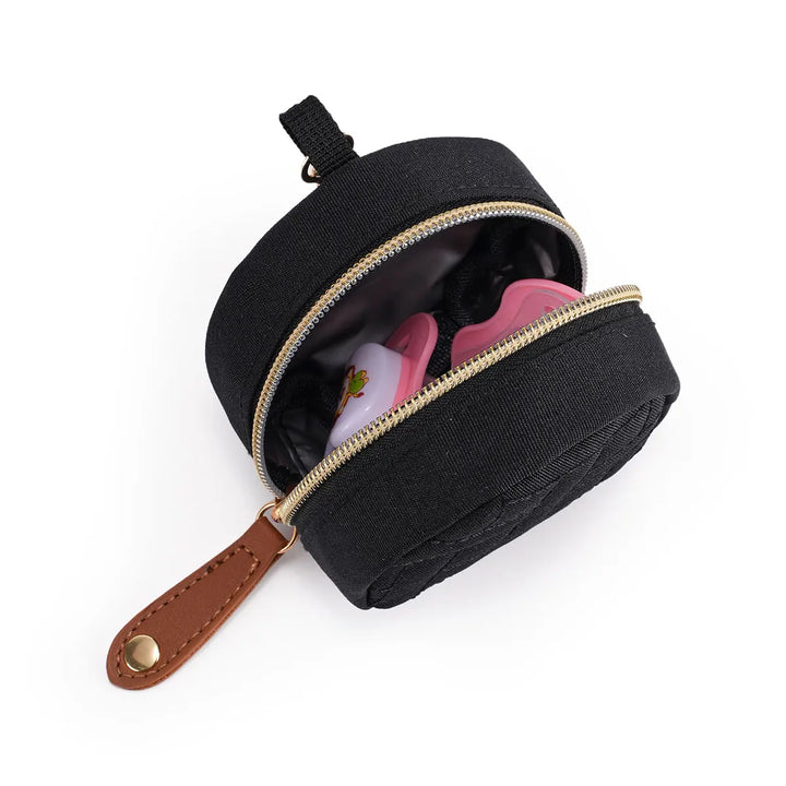 Sac à langer brodé 3 pièces — Motif losange chic grande capacité – Maison Lunö (photo 10)