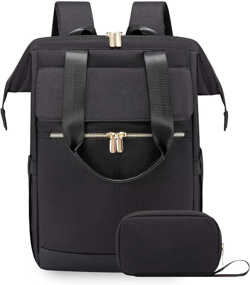 Sac à dos à langer crème — Voyage versatile ordinateur grande capacité – Maison Lunö (photo 11)