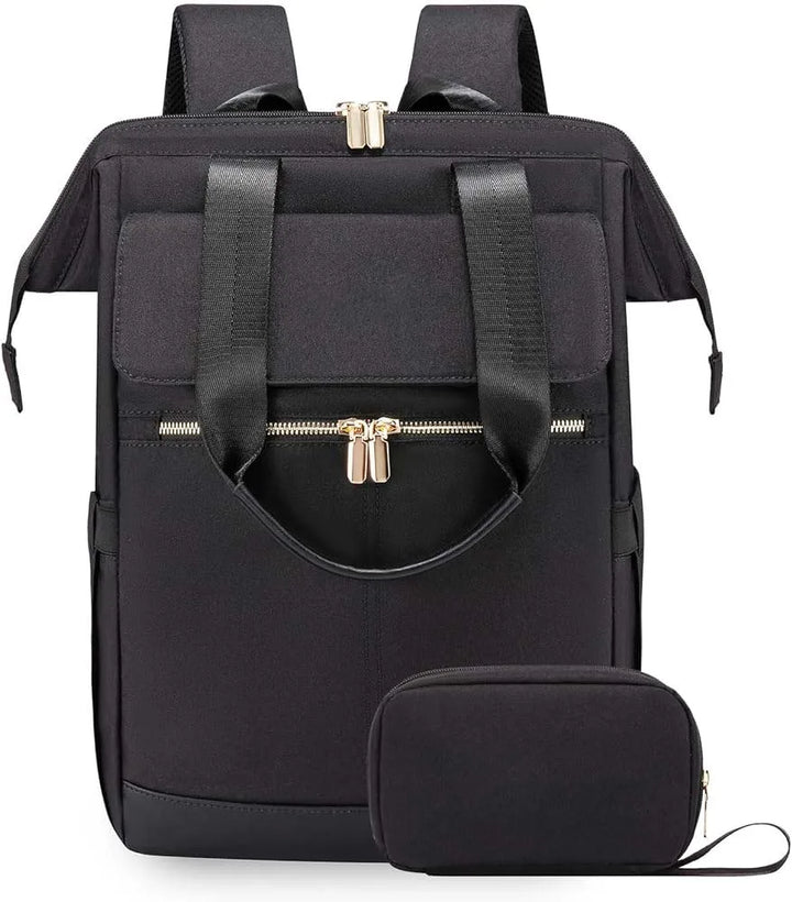 Sac à dos à langer crème — Voyage versatile ordinateur grande capacité – Maison Lunö (photo 11)