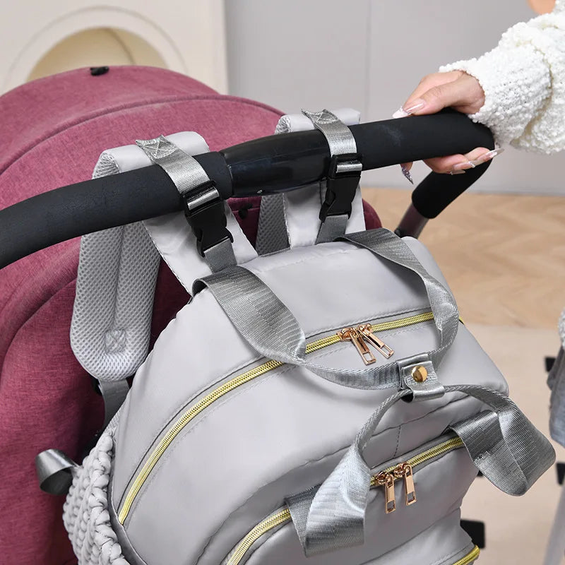 Sac à langer poussette imperméable — Grande capacité fourre-tout – Maison Lunö (photo 3)