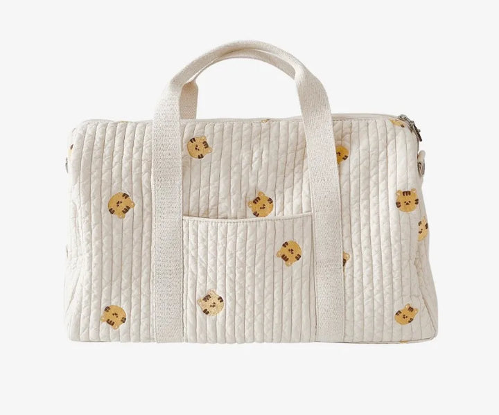 Sac à langer matelassé coton broderies bébé – vue 3