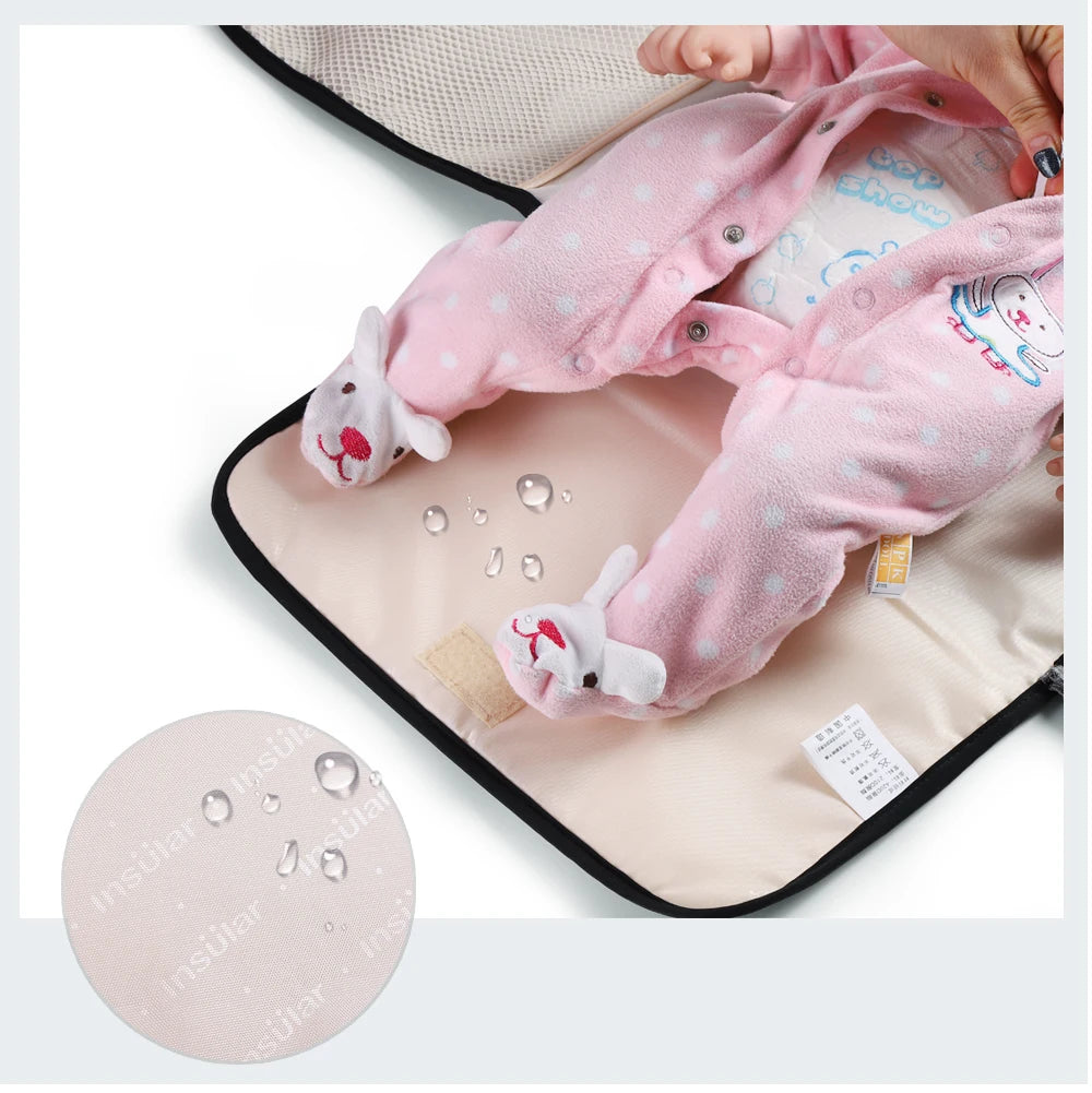 Matelas à langer nomade pliable 2-en-1 – vue 9