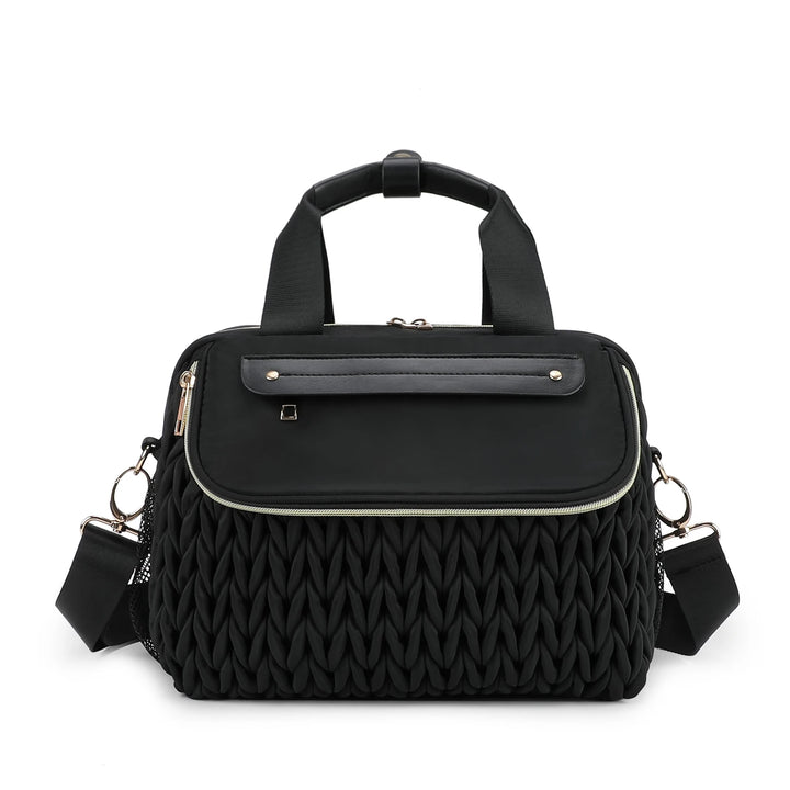 Sac à langer bandoulière matelassé — Maternité portable multifonction – Maison Lunö (photo 4)