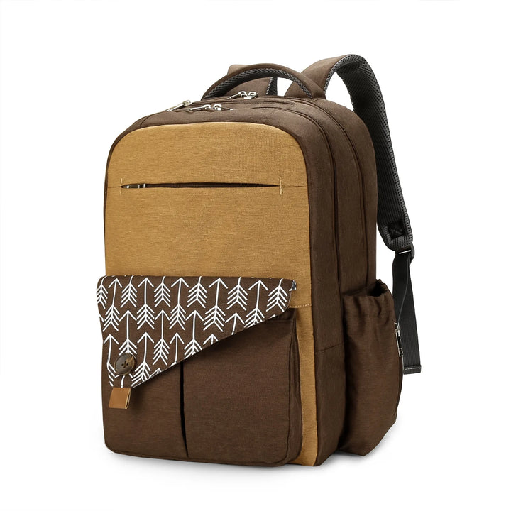 Sac à dos à langer aventure — Déperlant grand format plein air – Maison Lunö