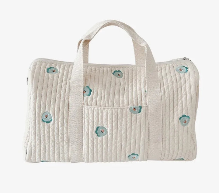 Sac à langer matelassé coton broderies bébé – vue 2