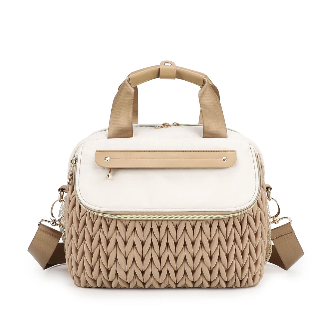 Sac à langer bandoulière matelassé — Maternité portable multifonction – Maison Lunö (photo 3)