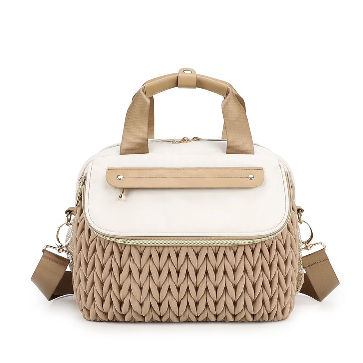 Sac à langer bandoulière matelassé — Maternité portable multifonction – Maison Lunö (photo 3)