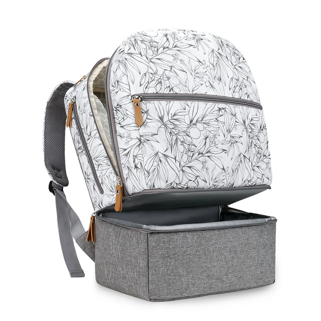 Sac à dos à langer pompe à lait — Allaitement compartiment isotherme – Maison Lunö