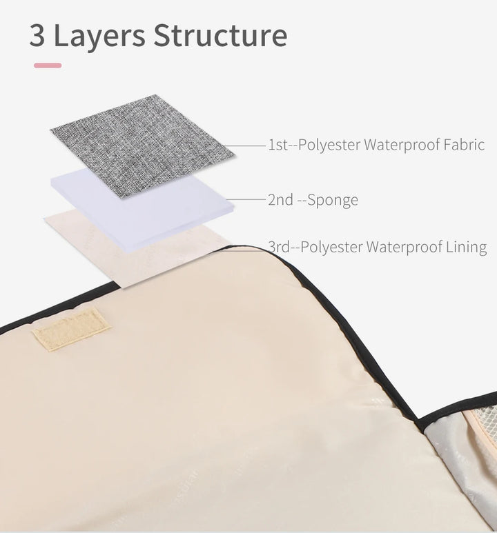 Matelas à langer nomade pliable 2-en-1 – vue 7