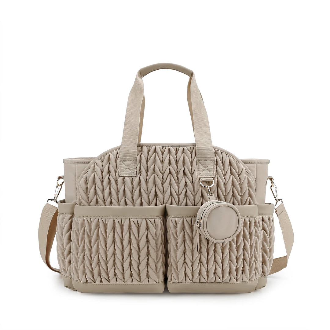 Sac à langer mommy bag multipoche plissé – vue 14