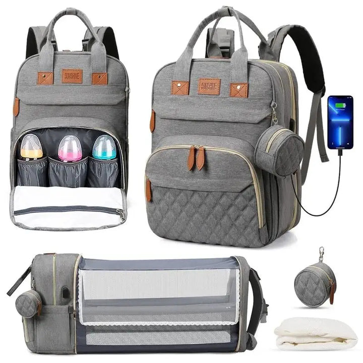 Sac à langer convertible 3 en 1 lit nomade – Maison Lunö