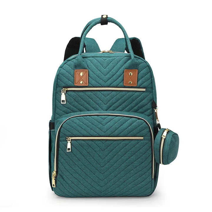 Sac à dos à langer matelassé diagonal – vue 11