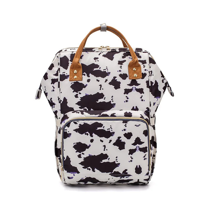 Sac à dos à langer léopard — Tendance maman moderne – Maison Lunö (photo 9)