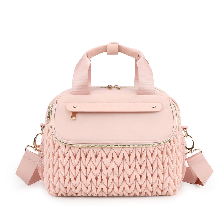 Sac à langer bandoulière matelassé — Maternité portable multifonction – Maison Lunö (photo 2)