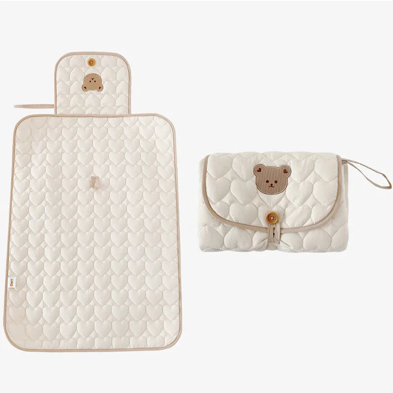 Matelas à langer 50x70 broderies animaux – vue 7