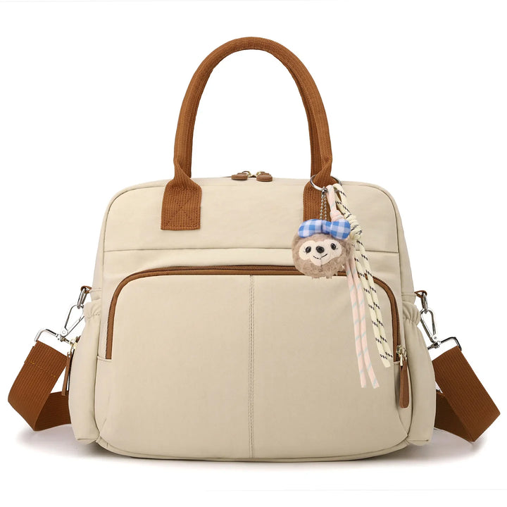 Sac à langer femme épaule — Nylon imperméable shopping voyage – Maison Lunö
