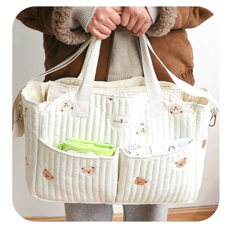 Sac à langer tendance — Besace design moderne épaule – Maison Lunö (photo 4)