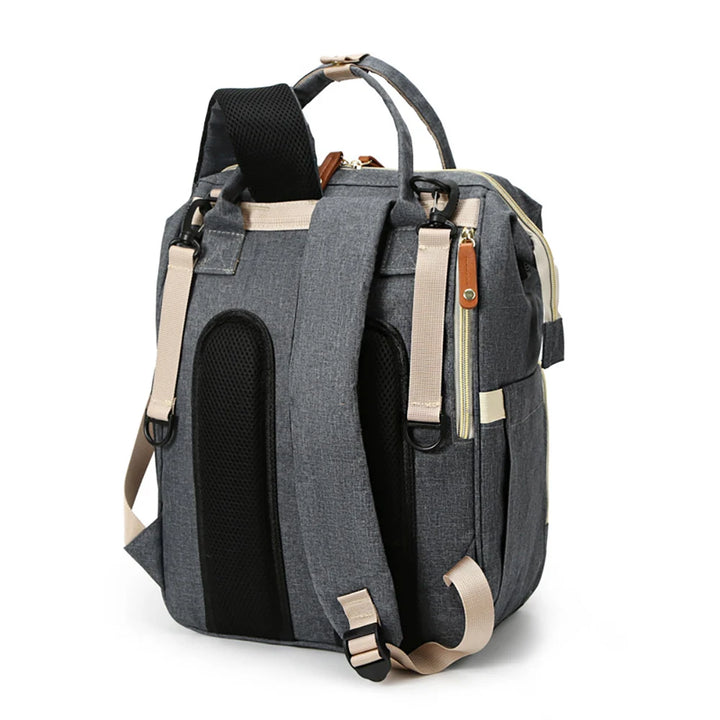 Sac à dos à langer matelassé — Etui tétine collation voyage – Maison Lunö (photo 5)