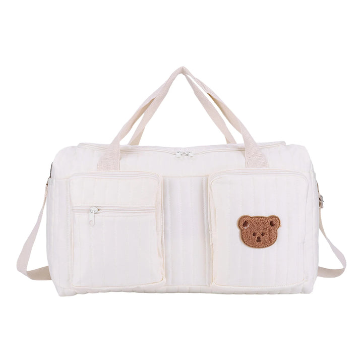 Sac à langer week-end matelassé — Style polochon maternité – Maison Lunö