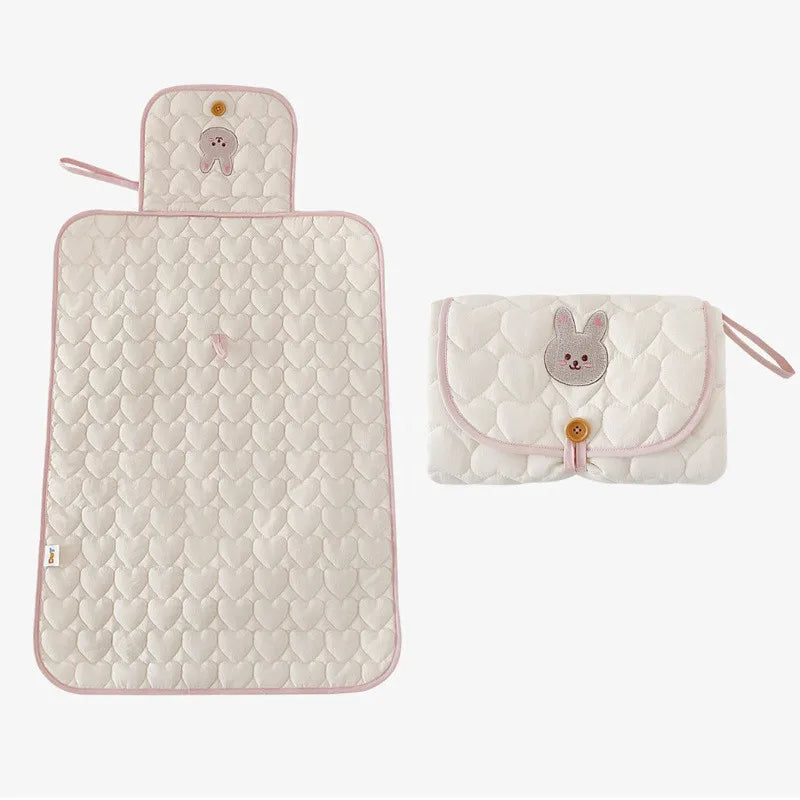 Matelas à langer 50x70 broderies animaux – vue 6