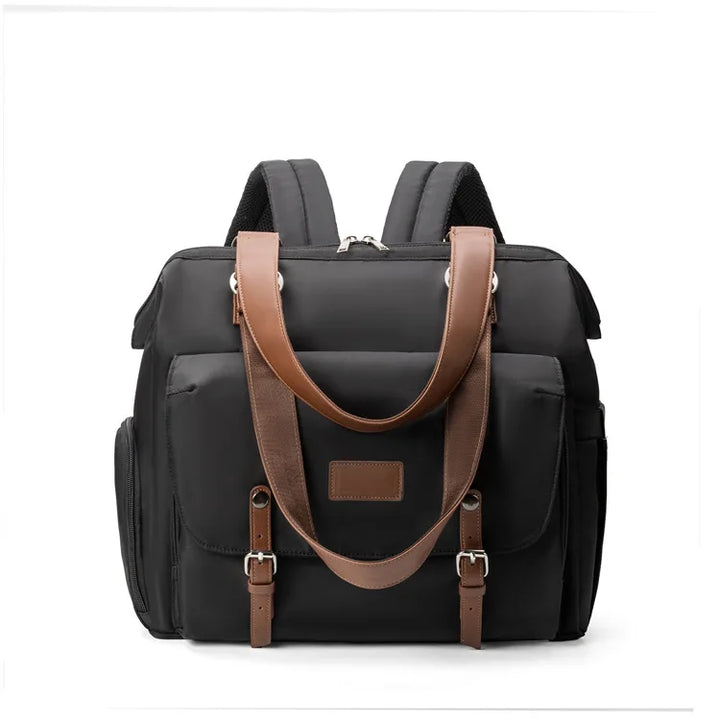 Sac à dos à langer voyage — Compartiment chaussures organisation maman – Maison Lunö (photo 8)