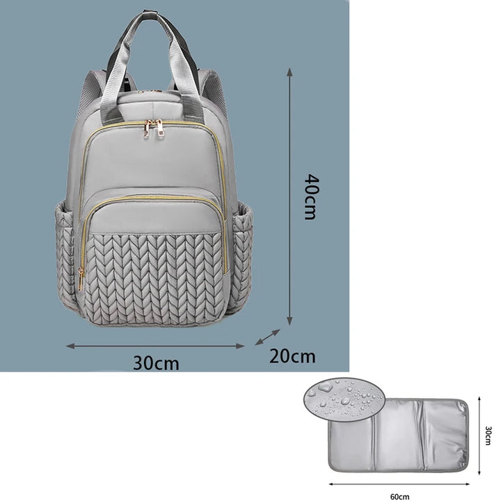 Sac à langer poussette imperméable — Grande capacité fourre-tout – Maison Lunö (photo 5)