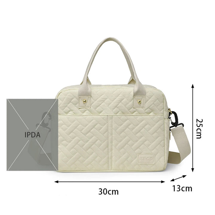 Sac à langer bandoulière portable — Multifonction stockage poussette – Maison Lunö (photo 3)