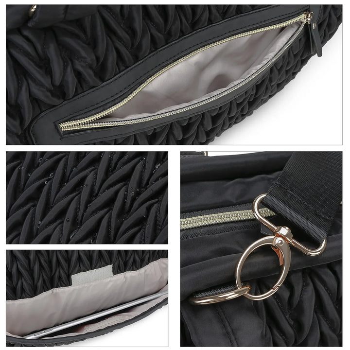 Sac à langer boston bag plissé – vue 12