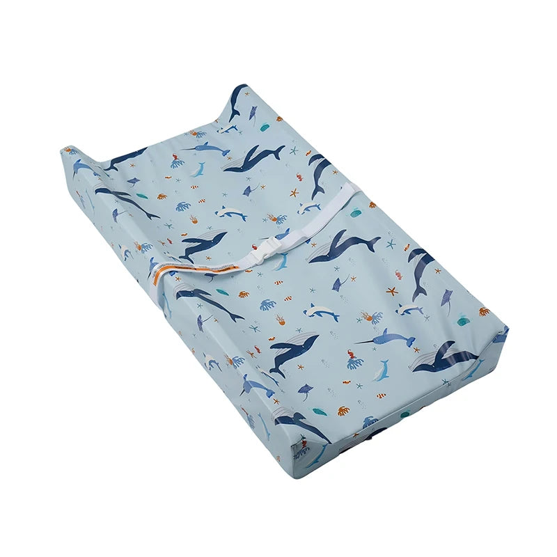 Matelas à langer 80x40 motif animaux marins – Maison Lunö