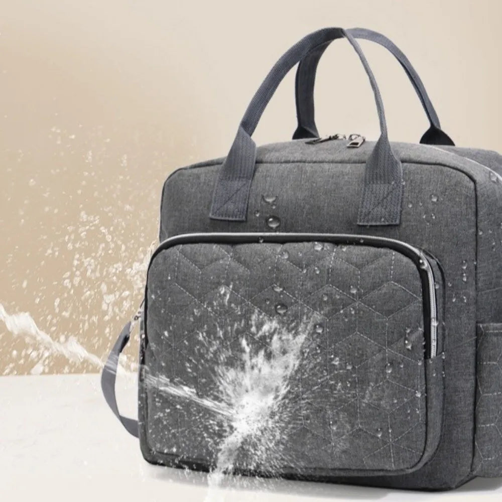 Sac à langer imperméable épaule — Résistant usure quotidien bébé – Maison Lunö (photo 7)