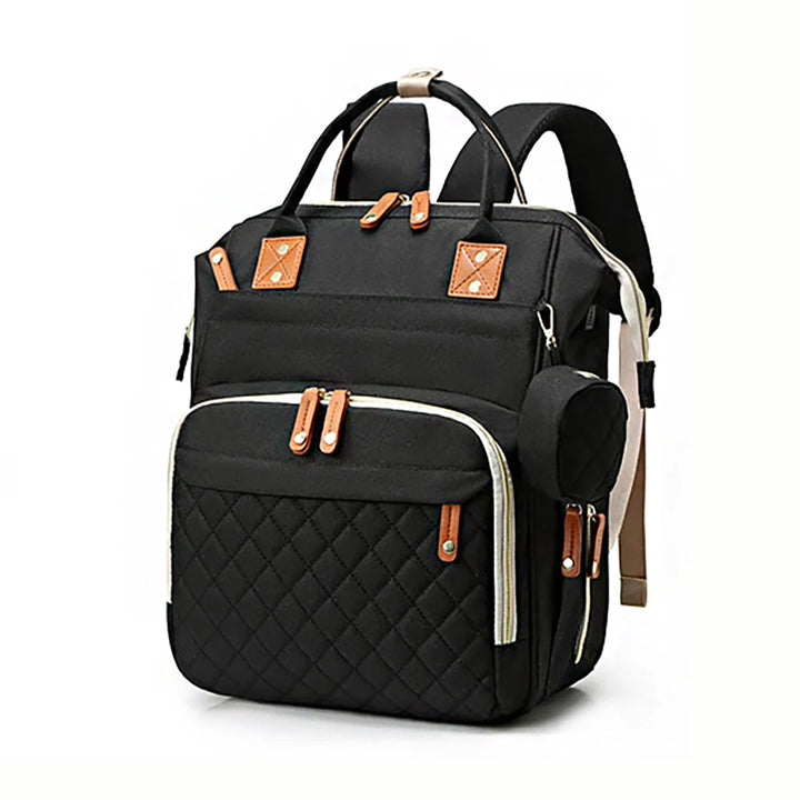 Sac à dos à langer matelassé — Etui tétine collation voyage – Maison Lunö (photo 6)