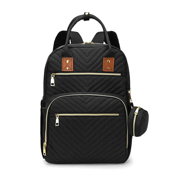 Sac à dos à langer matelassé diagonal – vue 10