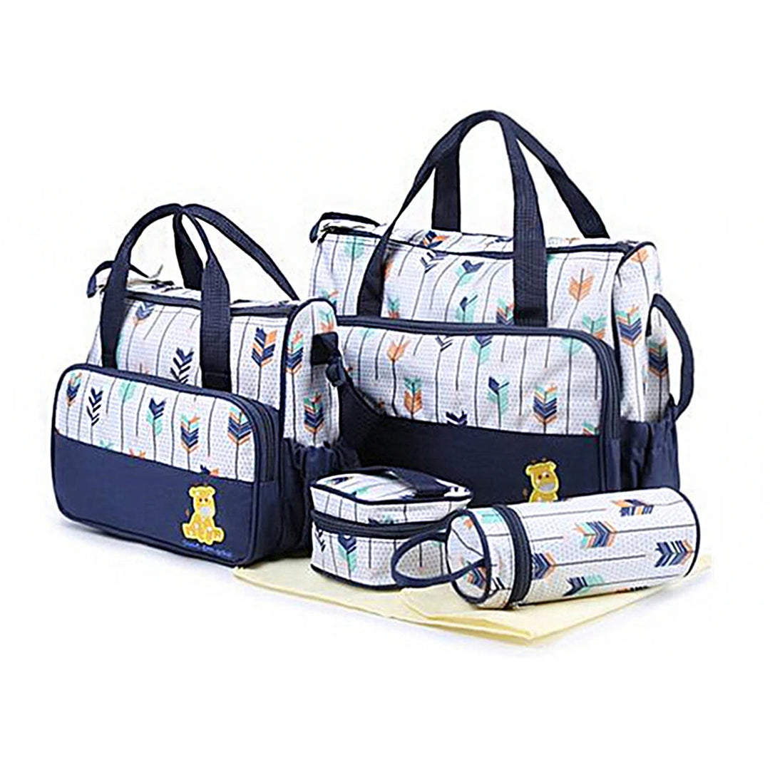 Sac à langer maman 5 pièces — Bandoulière multifonction grande capacité – Maison Lunö