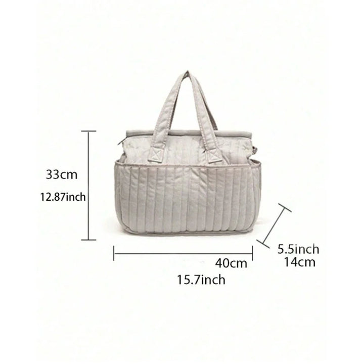 Sac à langer matelassé compact – vue 5