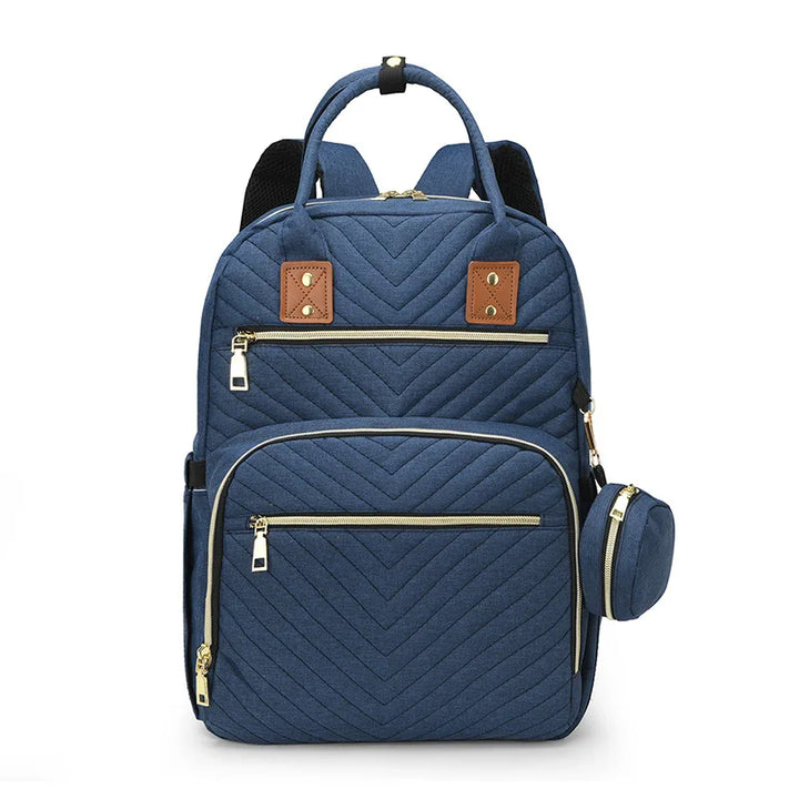 Sac à dos à langer matelassé diagonal – vue 9