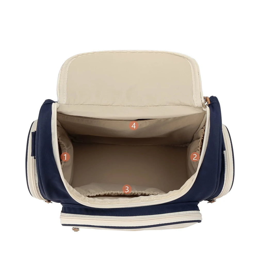 Sac à dos à langer femme enceinte — Léger tendance grande capacité – Maison Lunö (photo 2)