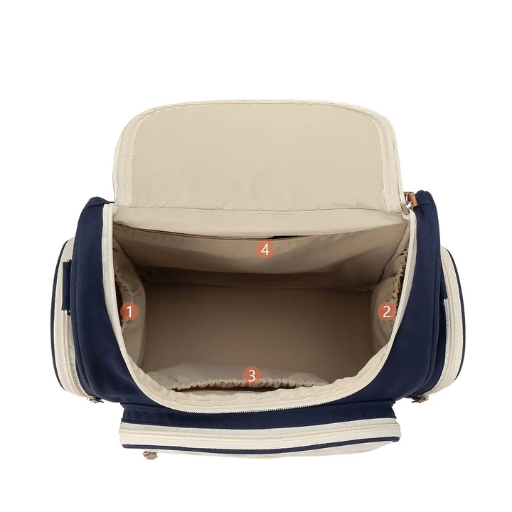 Sac à dos à langer femme enceinte — Léger tendance grande capacité – Maison Lunö (photo 2)